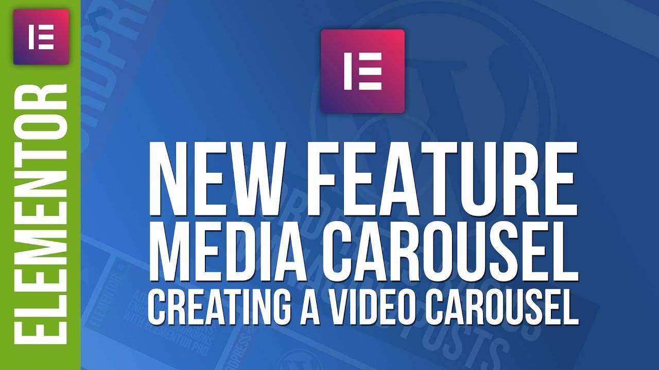 Elementor Pro: Video Player with Media Carousel Tutorial