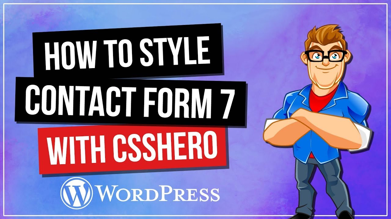 How To Style Contact Form 7 In WordPress with CSSHero